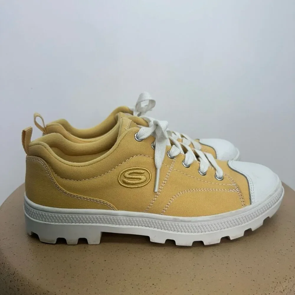 Skechers Women’s Y2K Vintage Inspired Yellow Roadies True Root Sneakers